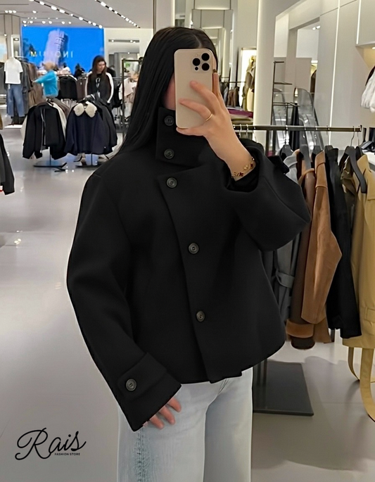 Neck Trench Coat