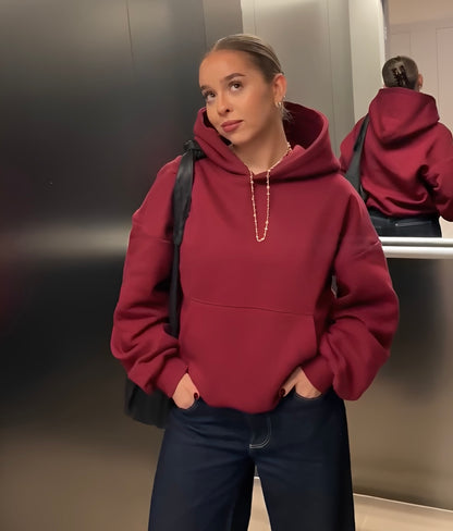 Royal Red Hoodie Premium Quality 🍒⭐️