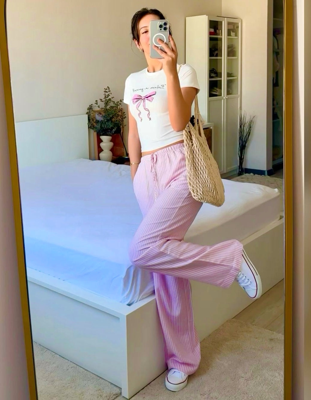 Pink Striped Pant 🌸