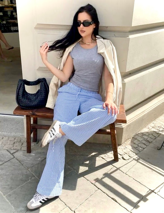 Blue Striped Pant 💙