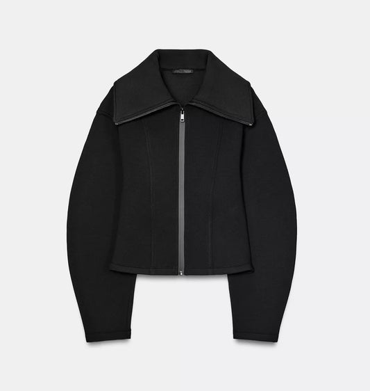 NEOPRENE-EFFECT JACKET